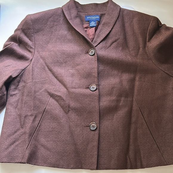 Brown Women's Jacket Linen,Viscose - Picture 5 of 9